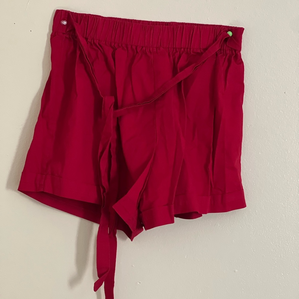 Red shorts